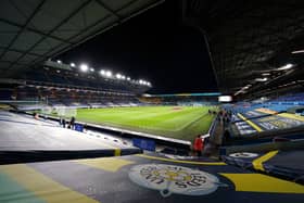 Digging it up: The Elland Road pitch.