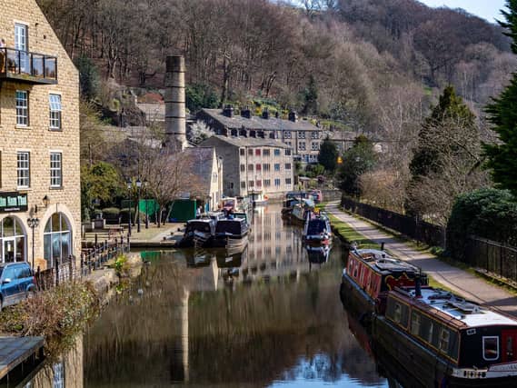 Hebden Bridge's canal views help draw in tourists. (James Hardisty).