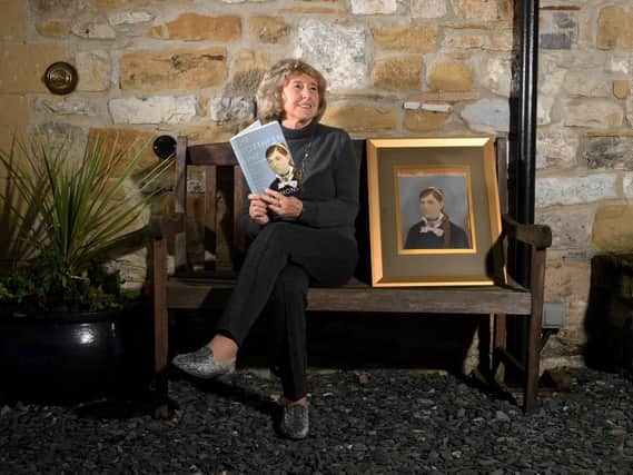 Judy Simons, who has written a book about uncovering her family's fascinating history of persecution and resilience, pictured at her home in Bakewell.