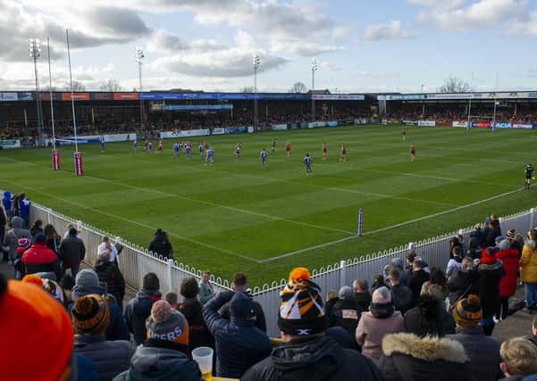 Castleford will be hoping to see fans back inside Wheldon Road at some point during the 2021 Super League season. Picture: Tony Johnson