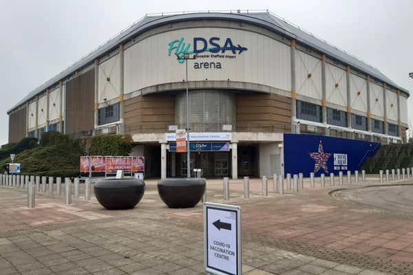 People aged 75 and over within a 45 minute drive of the Arena will receive a letter from the inviting them to book a vaccination.