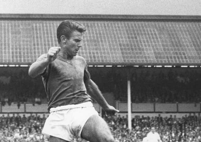 Banned for life: Defender Peter Swan in action for Sheffield Wednesday in 1961. Picture: Allsport Hulton/Archive