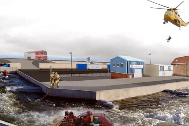 A CGI image of Ark, a proposed national flood resilience centre by the University of Hull. Photo credit: The University of Hull