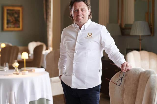 Shaun Rankin at Grantley Hall, Ripon, which has received a new Michelin star