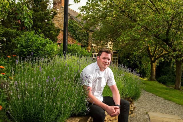 Chef Tommy Banks at The Black Swan at Oldstead, which has received one of the country's first Michelin green stars