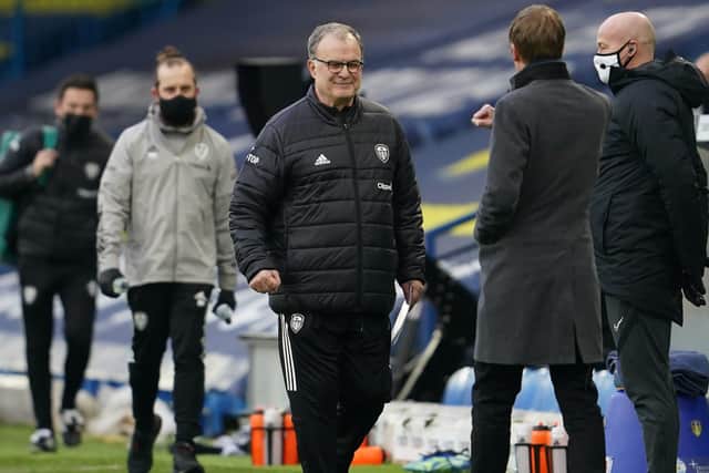 Leeds United manager Marcelo Bielsa is confident the statistics prove his team is among the most industrious in the Premier League. Picture: Jon Super/PA