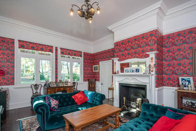 The bright, welcoming sitting room
