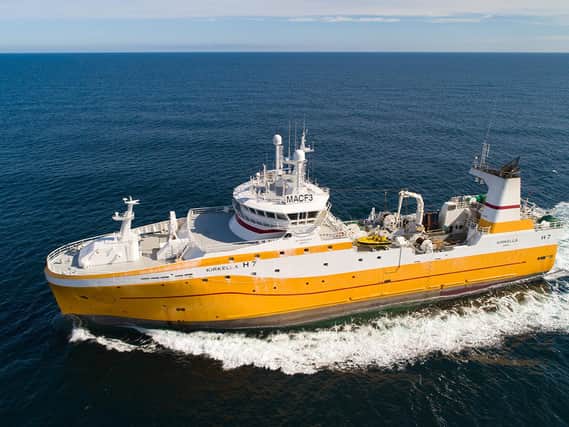 Kirkella, which has been described as the pride of the UKÕs distant-waters fishing fleet, has left Hull for a one-off voyage.