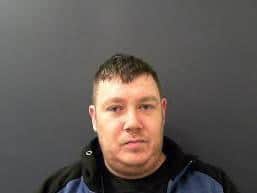 Shane Anthony Povey, 38, of Dene Park, Harrogate was convicted of grievous bodily harm following his attack on the officer and jailed for two-and-a-half years.