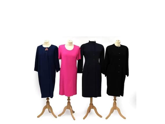 These Jean Muir dresses are coming up for sale at Tennants,