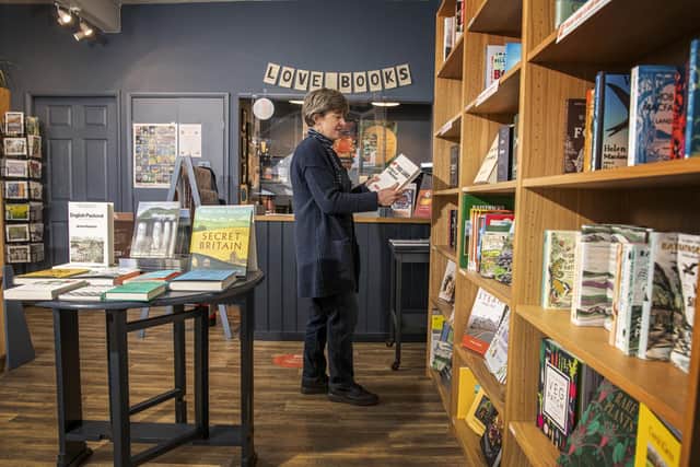 The shop's stock reflects the demographics of the area, with a focus on adult fiction