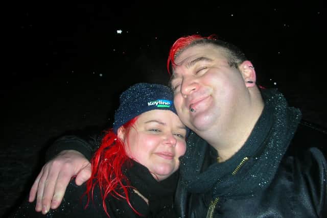Handout photo of Jason and Claire Mercer. Mr Mercer, 44, and Alexandru Murgeanu, 22, died when a lorry ploughed into their stationary vehicles on the M1 near Sheffield on June 7 last year. Photo: PA