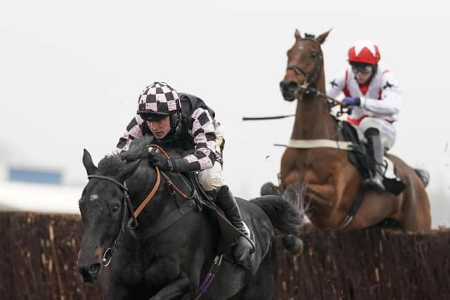 Cap Du Nord and Jack Tudor in winning action at Newbury for trainer Christian Williams - they head the field for the Sky Bet Chase at Doncaster.