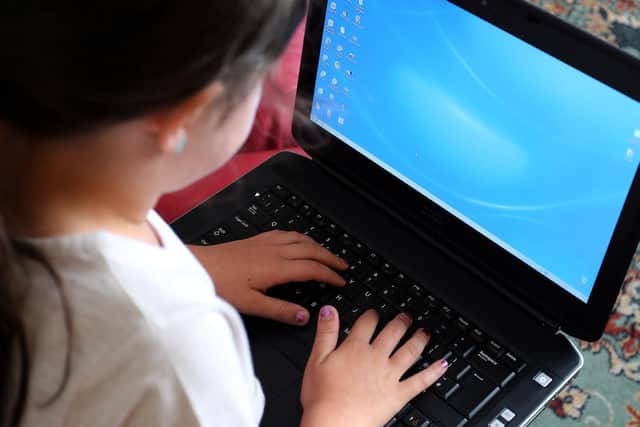 An appeal is underway across Harrogate and Leeds to find 400 laptops and tablets for pupils currently without the technology they need for home-learning during lockdown.. Photo credit: PA
