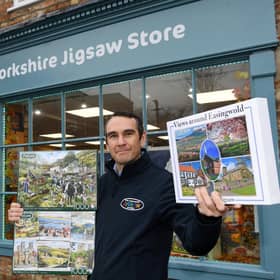 Joe Rushton, 44, from The Yorkshire Jigsaw Store in Easingwold