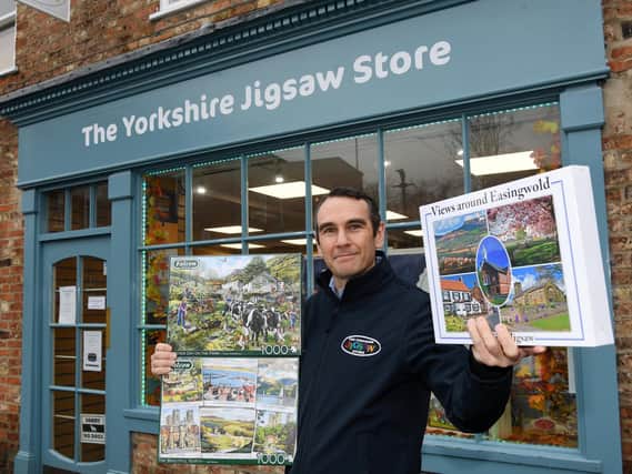 Joe Rushton, 44, from The Yorkshire Jigsaw Store in Easingwold