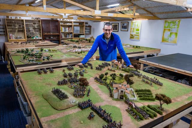 Richard plans to run a series of wargame weekends once normality returns and the war against coronavirus is finally over. (James Hardisty).