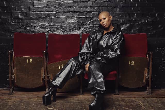 Skin of Skunk Anansie says fashion and music go hand in hand and students need to understand how all the arts are connected. Picture: Tom Barnes