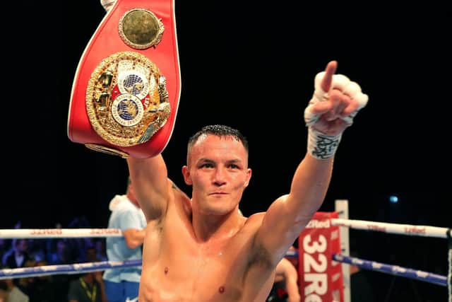 Josh Warrington: Getting back in the ring. Picture:  PA