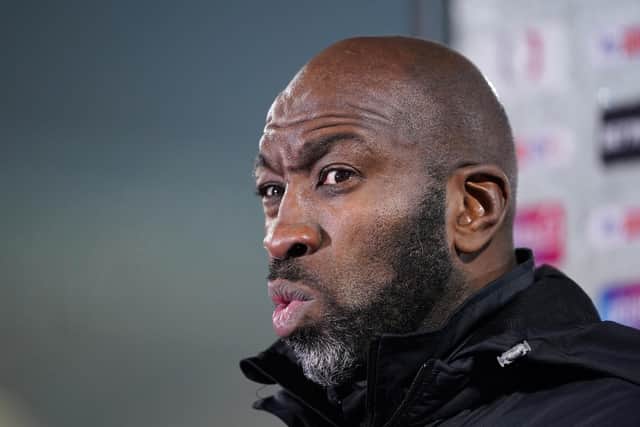 Doncaster Rovers manager Darren Moore. Picture: PA.