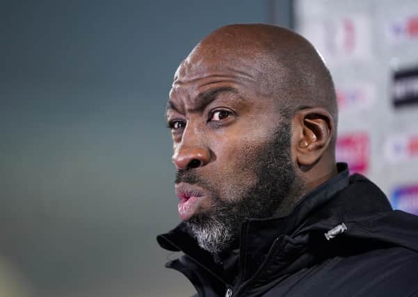 Doncaster Rovers manager Darren Moore. Picture: PA.