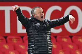 QUIET: Sheffield United manager Chris Wilder. Picture: Getty Images.
