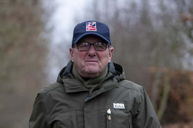 Brian Marshall and his wife Barbara are taking part in a walking challenge over the month of February along with 24 other veterans in order to support Blind Veterans UK, the national charity for vision-impaired ex-Service men and women. Picture Tony Johnson