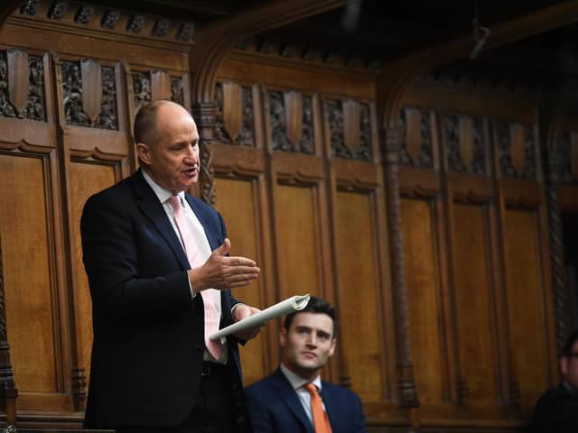 Handout photo issued by UK Parliament of Kevin Hollinrake speaking during Prime Minister's Questions in the House of Commons, London. Photo: UK Parliament/Jessica Taylor