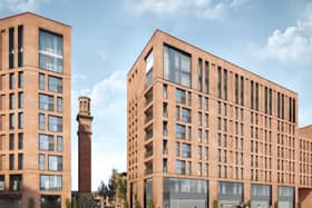 An artist's impression of the completed Tower Works' scheme