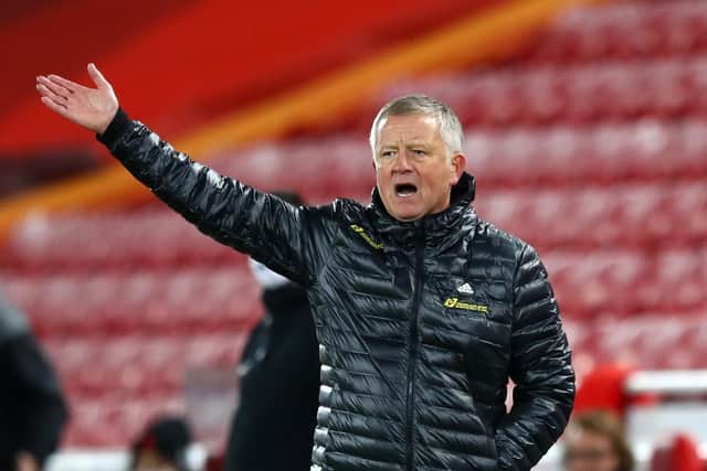 MANAGER: Chris Wilder. Picture: Getty Images.