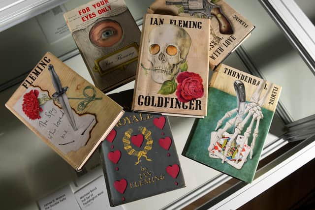 First edition James Bond books by Ian Fleming. Picture: Simon Hulme.