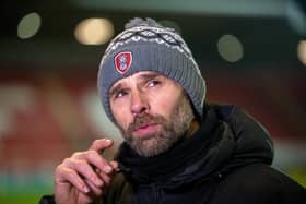 Agreed with decision: Paul Warne the 
Rotherham United manager. Picture Bruce Rollinson