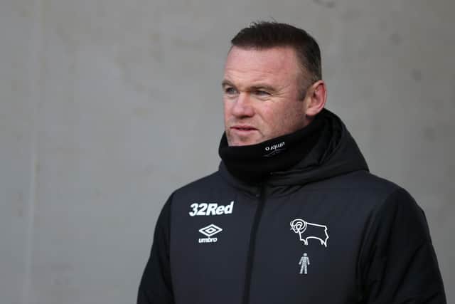 Quick return: Derby County manager Wayne Rooney. Picture: Bradley Collyer/PA Wire.