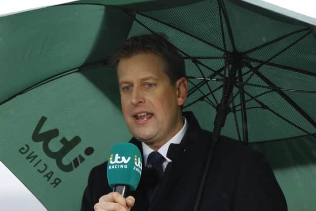 Ed Chamberlin is one of the main presenters of ITV Racing which continues to grow in popularity.