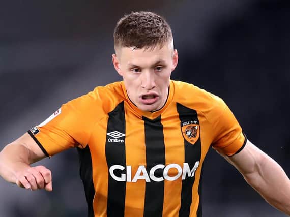 Greg Docherty was on target for Hull City during Tuesday evening's Papa John's Trophy defeat to Lincoln City. Picture: Getty Images