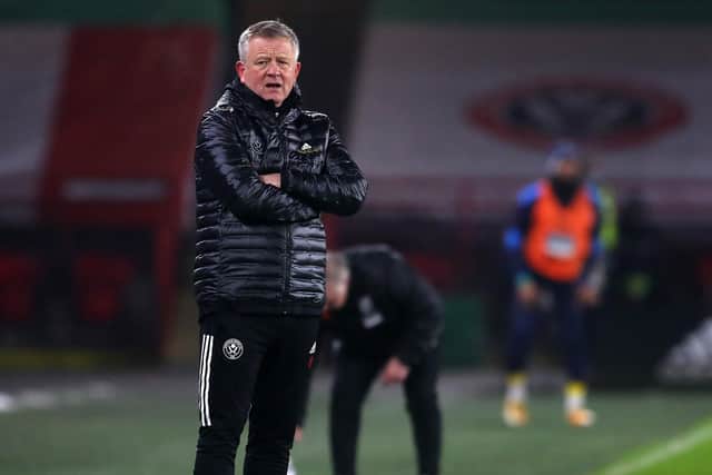 Chris Wilder is demanding more from his players (Picture: Simon Bellis/Sportimage)