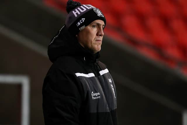 Andy Last during his time as interim head coach of Hull FC (Picture: Lewis Storey/Getty Images)