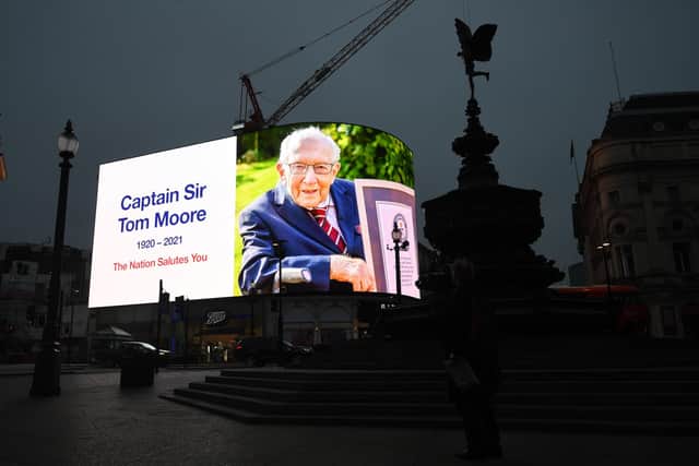 The naton has been paying its respects to Captain Sir Tom Moore.