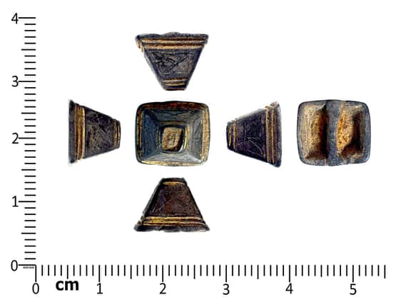 The scabbard mount has now been catalogued and is in the process of being valued (photo: Portable Antiquities Scheme)