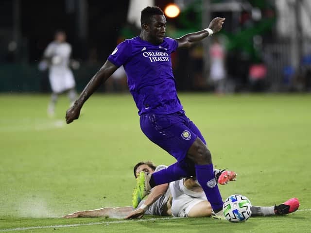 Oakwell new face: Daryl Dikein action for Orlando City against Montreal Impact. Picture: Getty Images