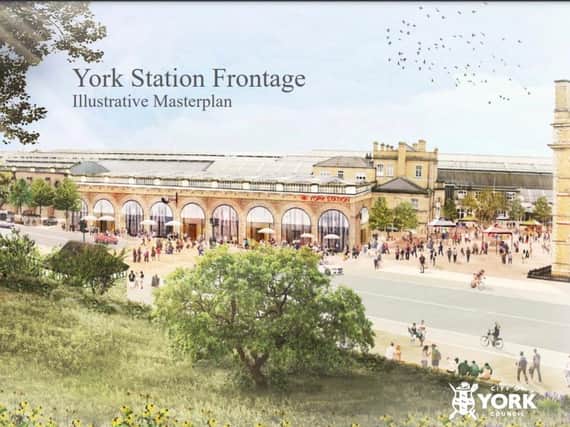 York station frontage illustrative plans (photo: City of York Council)