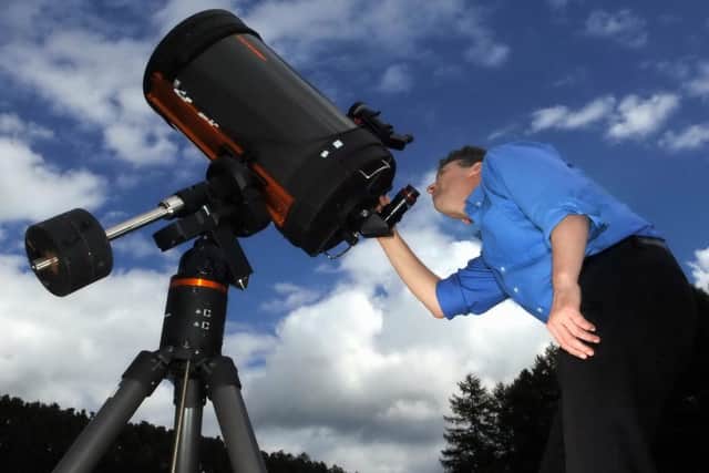 Amateur astronomer Richard Darn. (Picture credit: Tony Bartholomew).