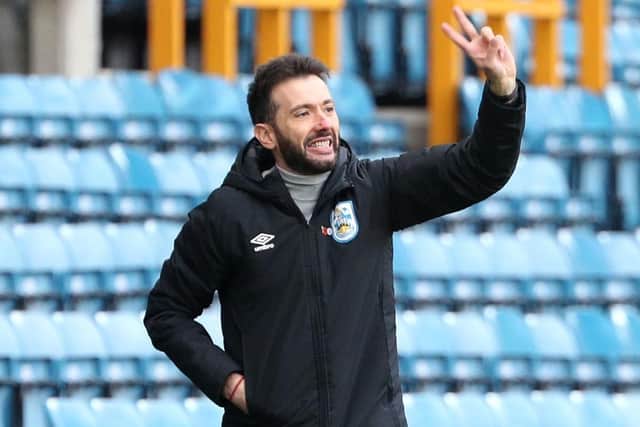 Huddersfield Town manager Carlos Corberan. Picture: Yui Mok/PA