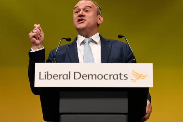Sir Ed Davey is leader of the Liberal Democrats.