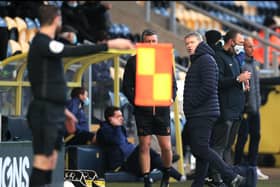 OFFSIDE: Grant McCann reacts after Hull City had a goal chalked off against Burton Albion. Picture: PA Wire.