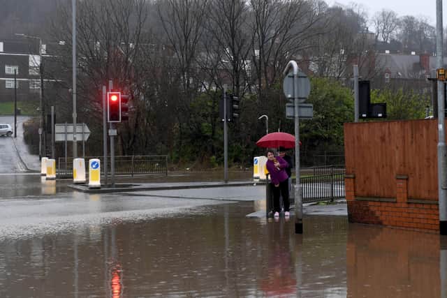 Flooding in Leeds last weekend.