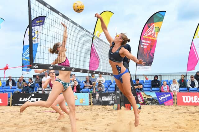 UNDER THREAT: Bridlington is part of the UK Beach Volleyball Tour, which was cancelled in 2020. Picture: David Harrison Photography