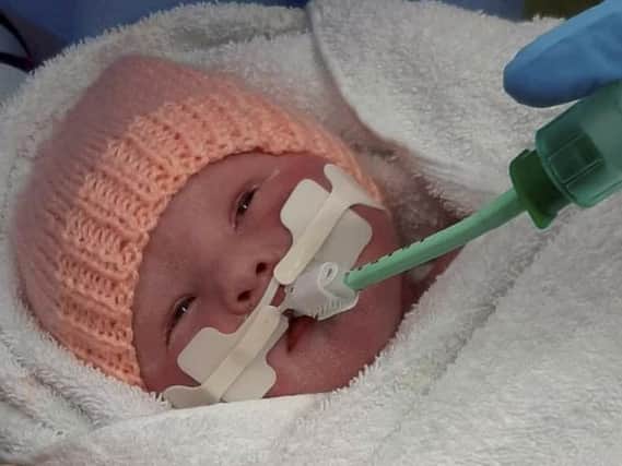 'Miracle baby' Millie Oxley has finally been able to go home - after spending the first five months of her life in hospital