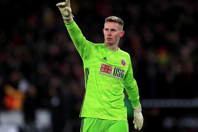 AMBITIOUS: Goalkeeper Dean Henderson, pictured while on loan at Sheffield United. Picture: Mike Egerton/PA