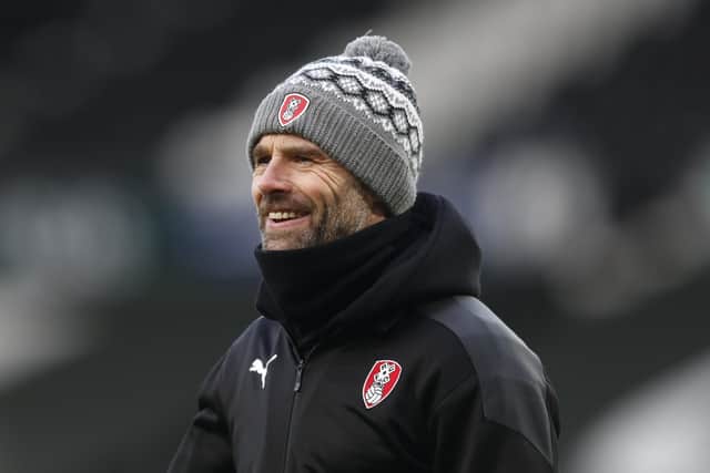 Paul Warne, Rotherham United manager. Picture: Darren Staples/Sportimage